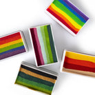 Group picture with all variants of Diamond FX split cake facepaint 30g