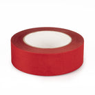 Red tape laying down