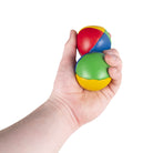 2 beach balls in hand