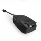 Close up charging point of replacement battery