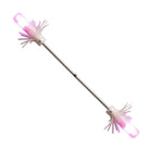 Flowtoys Composite LED Glow Flower Stick V2 glowing with a white background
