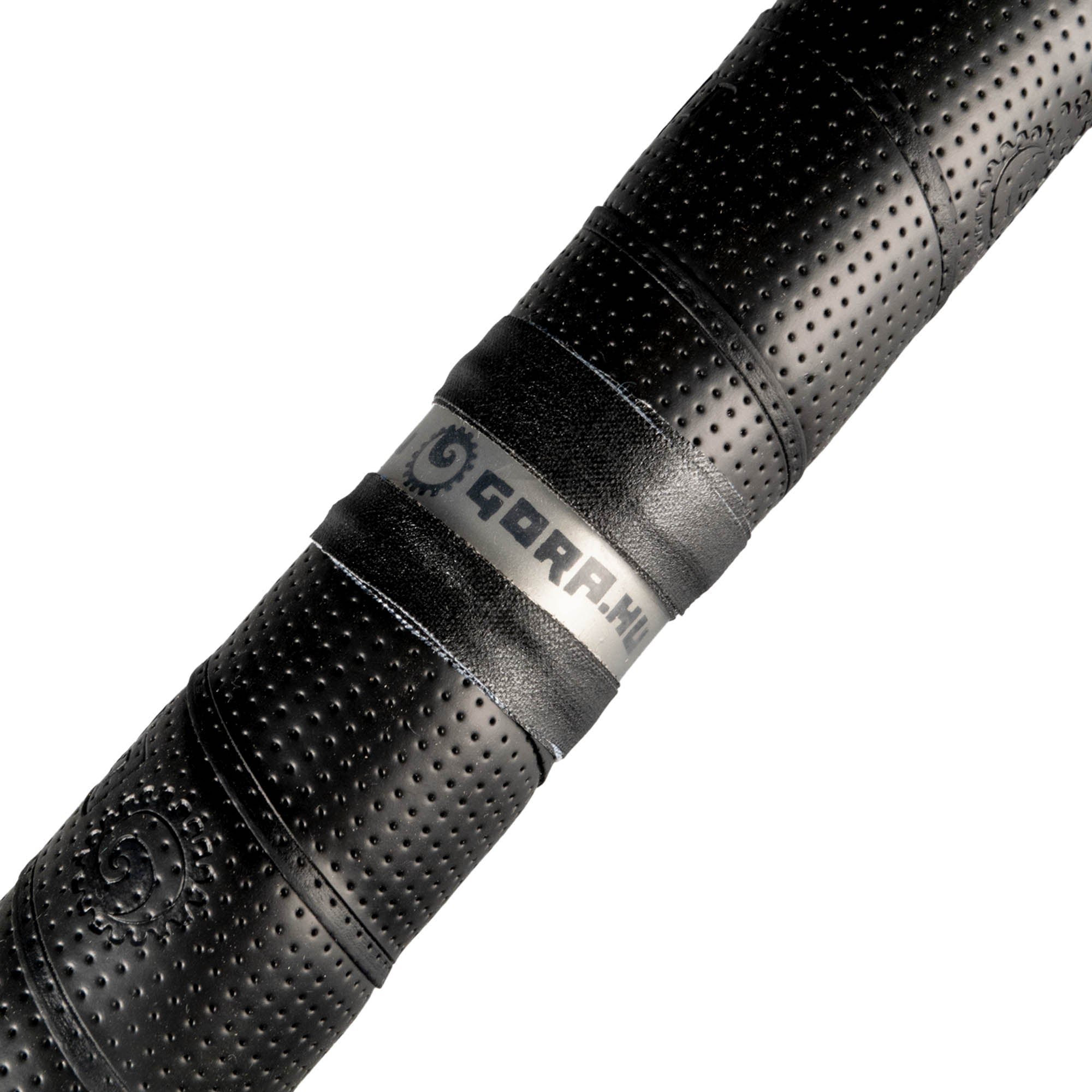 Gora 3 part practice staff close up staff grip and branding