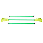 green neo flower stick with hand sticks laid next to it