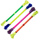 4 brightly coloured Neo flowersticks in a row