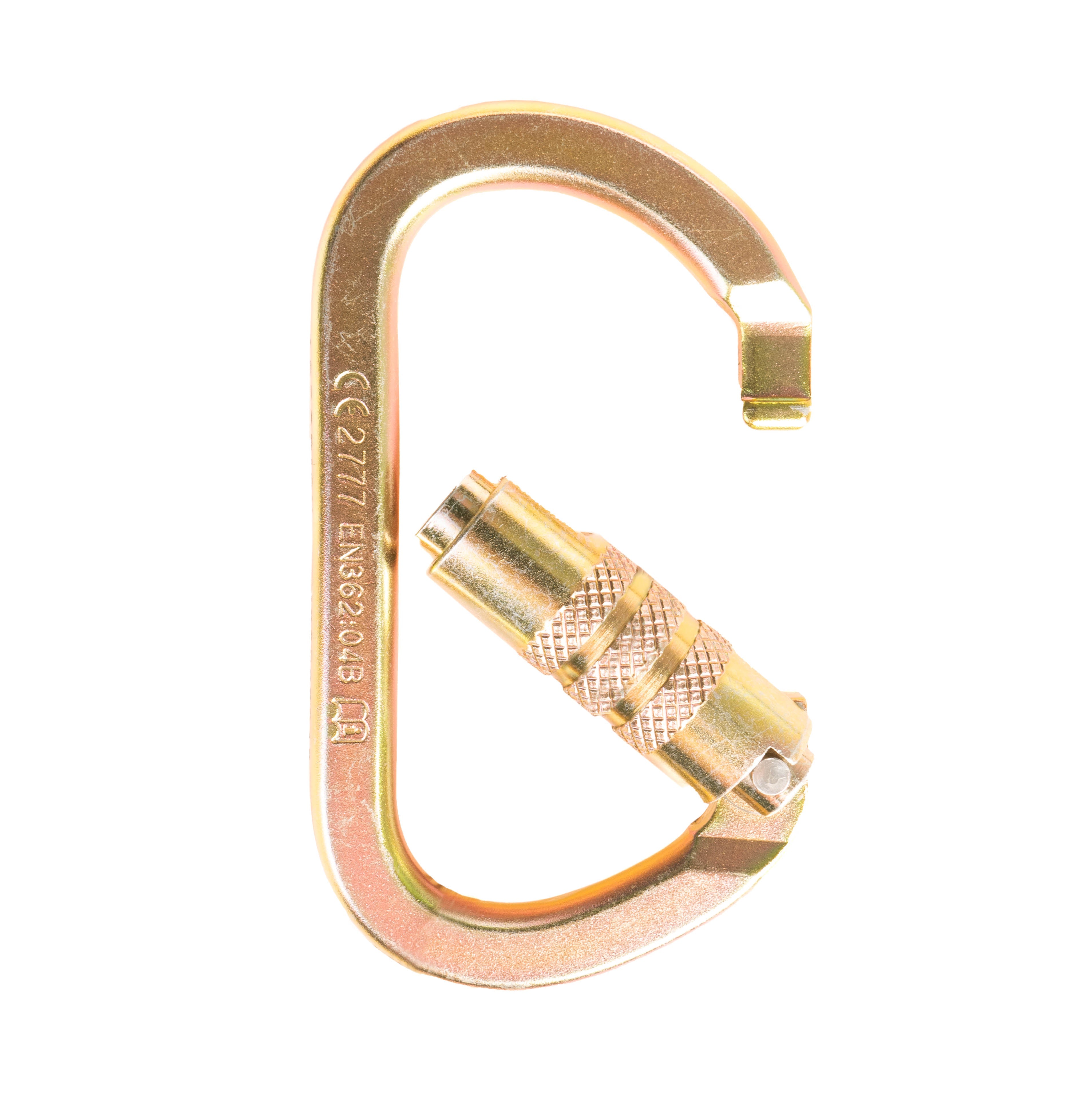 offset oval carabiner open