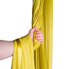 Gold silk wrapped around hand