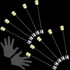 set of 10 fire fingers laid out