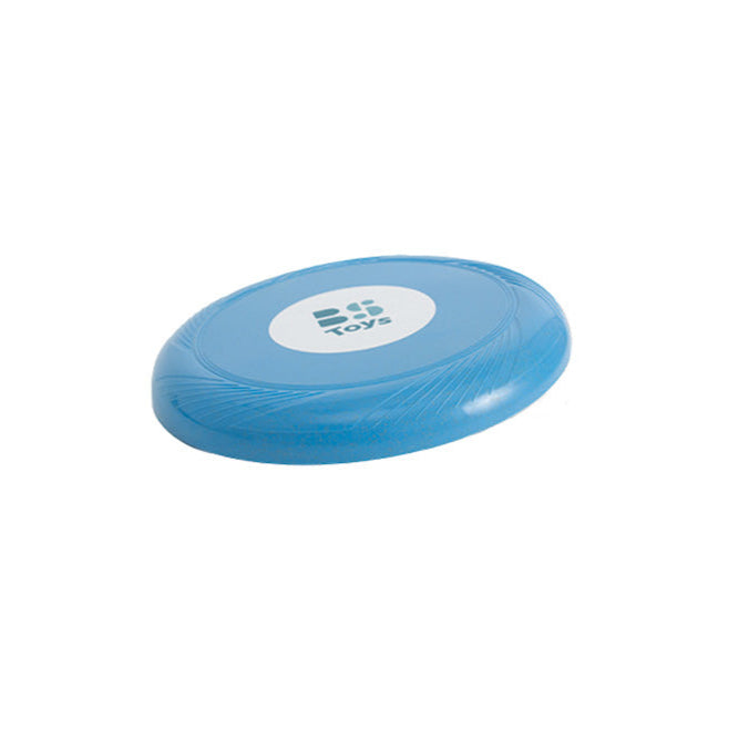 Blue disc dart on a white background