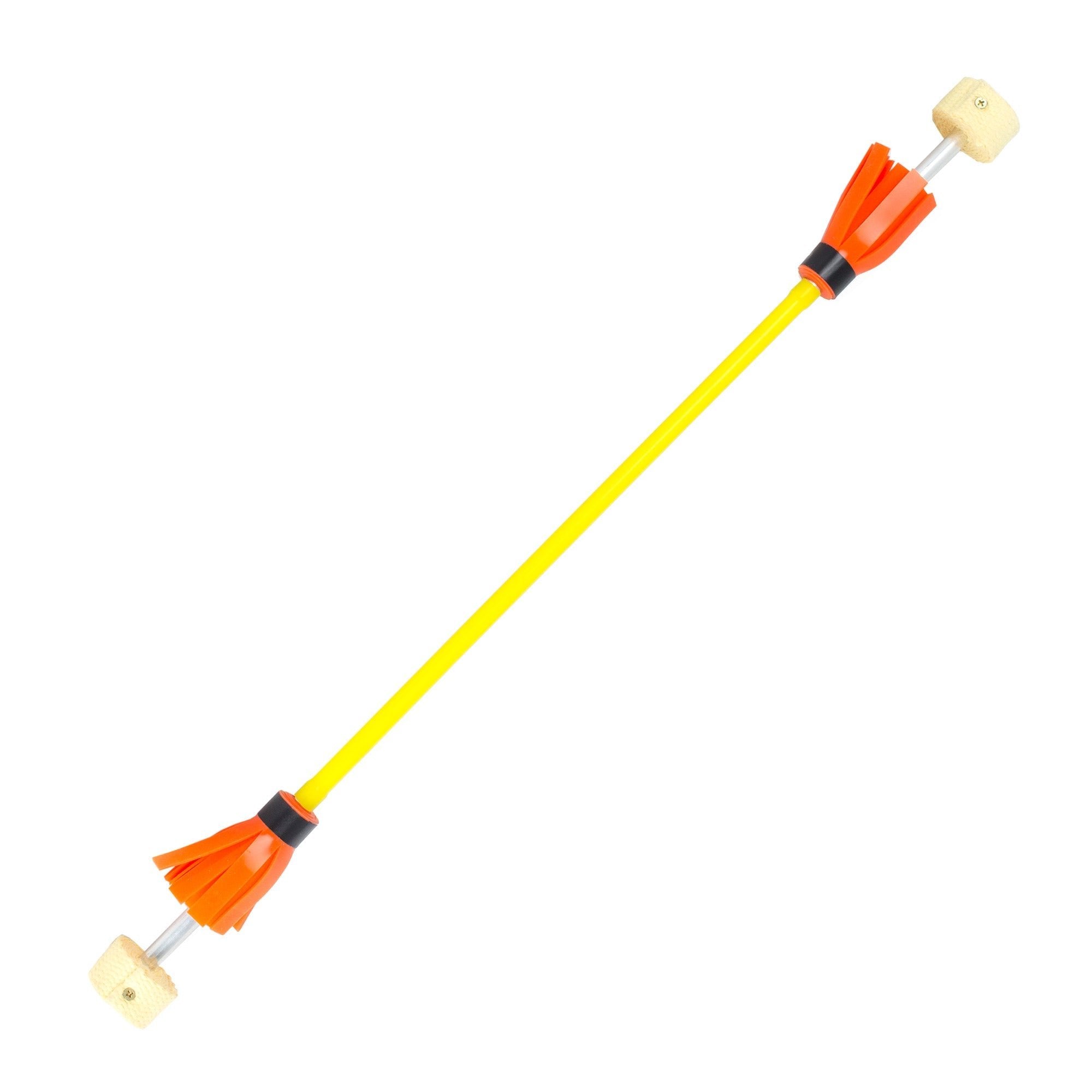 fire flowerstick with yellow silicone and orange tassles