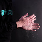 Getta grip rosin action shot