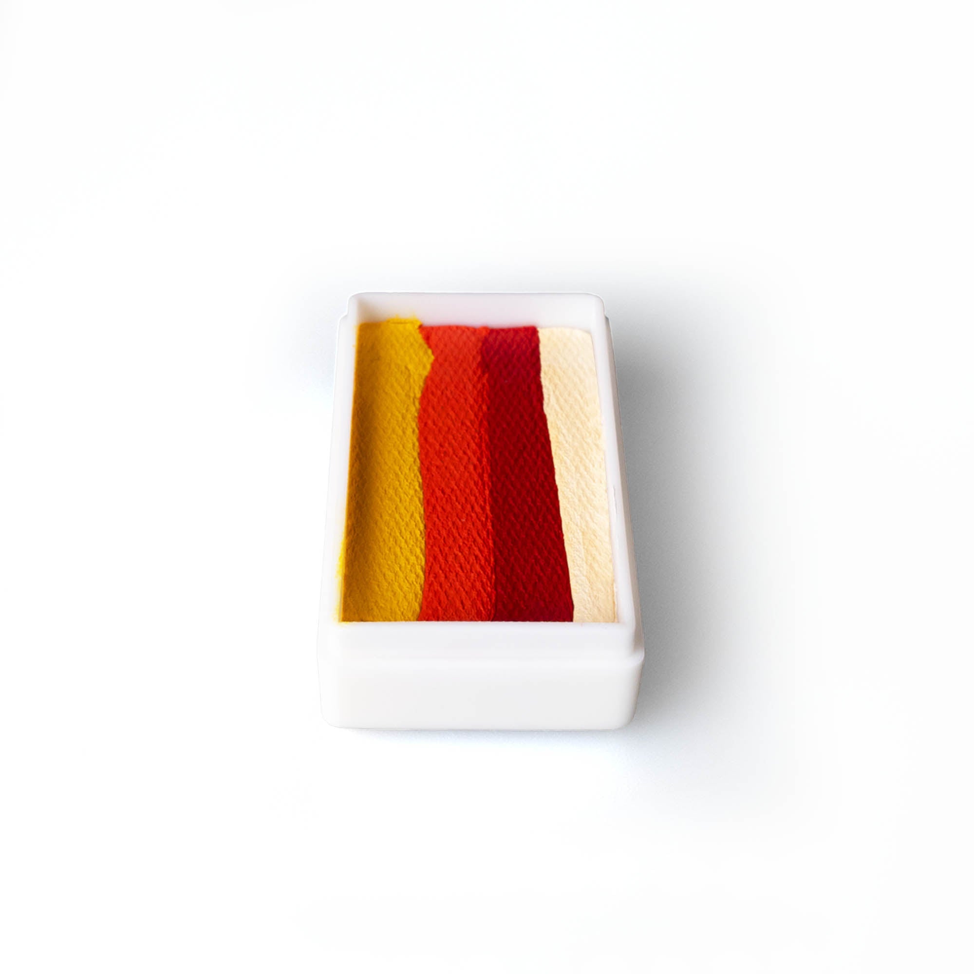 Diamond FX split cake facepaint 30g lobster luau in a white background side on