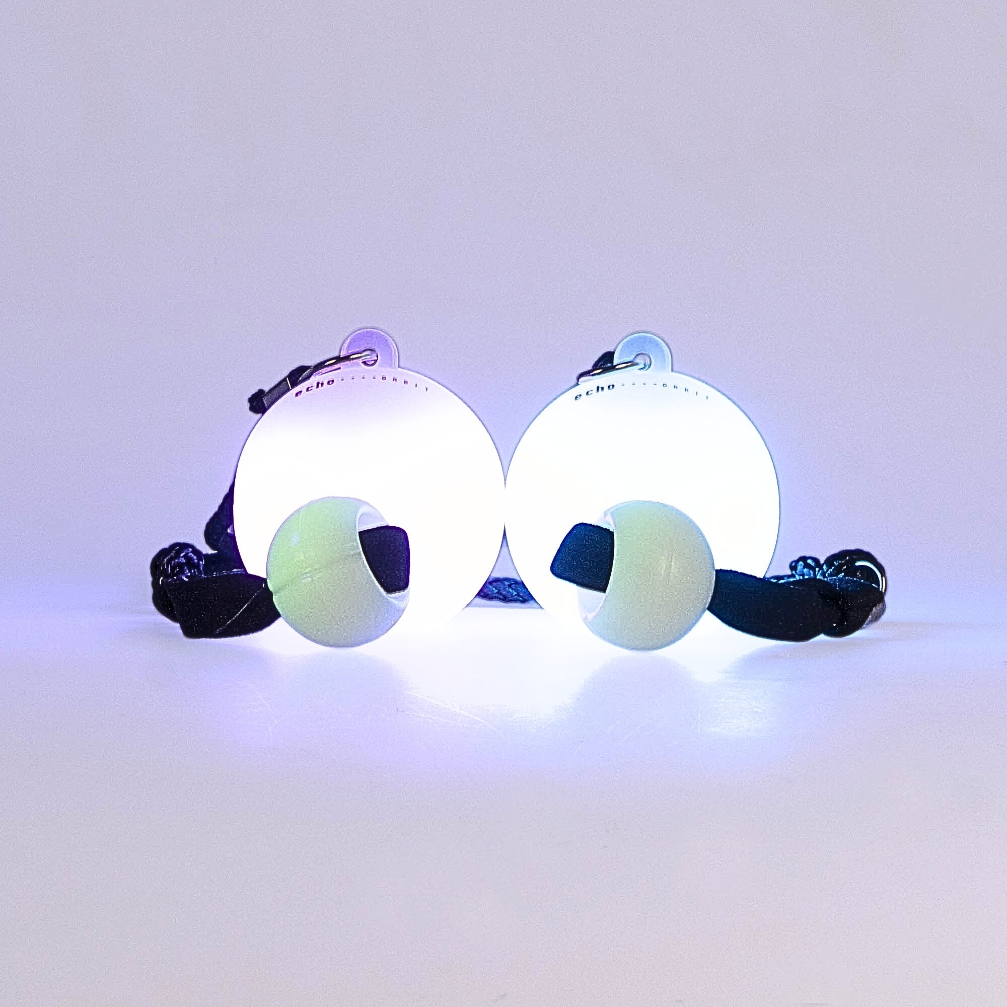 glow poi glowing with white backkground
