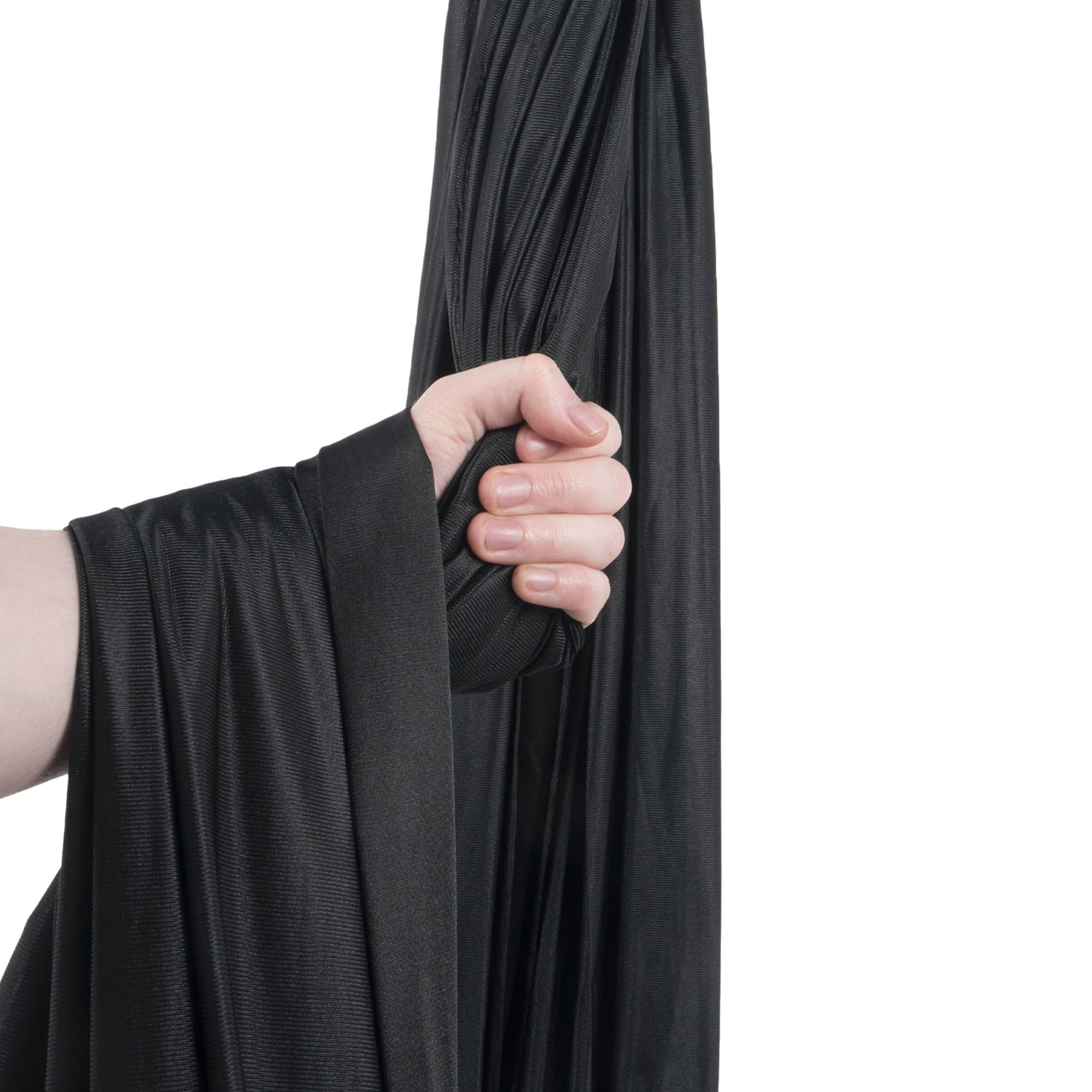 Black hammock in hand