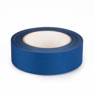 Blue tape laying down