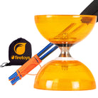 orange with blue sticks