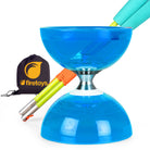 blue with green sticks