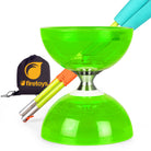 green with green sticks