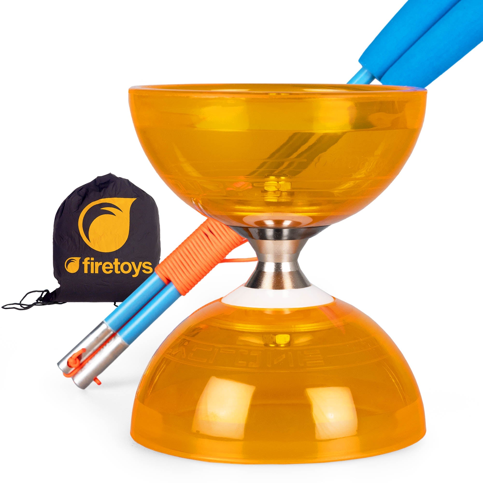 orange with blue sticks