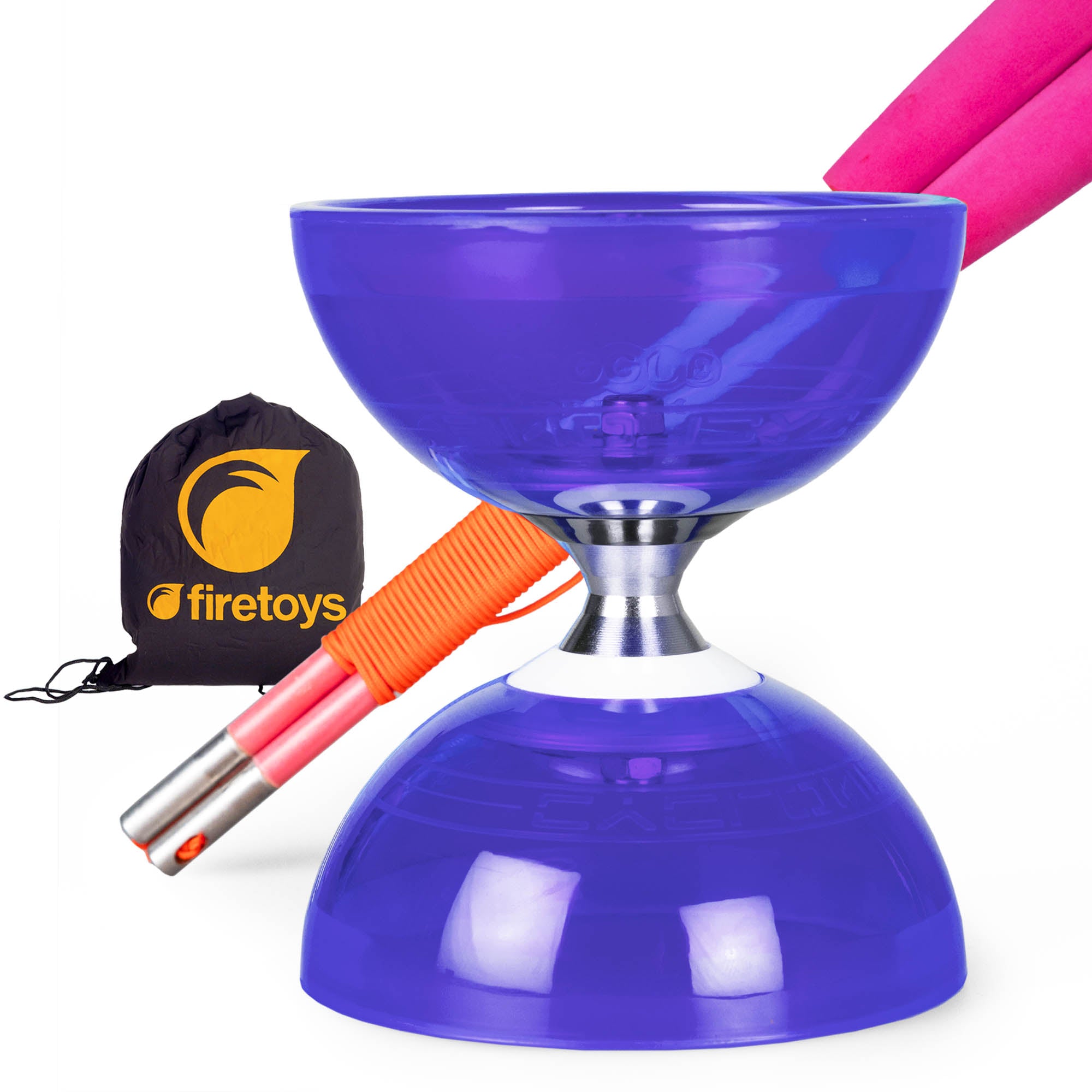 purple with pink sticks