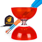 red with blue sticks