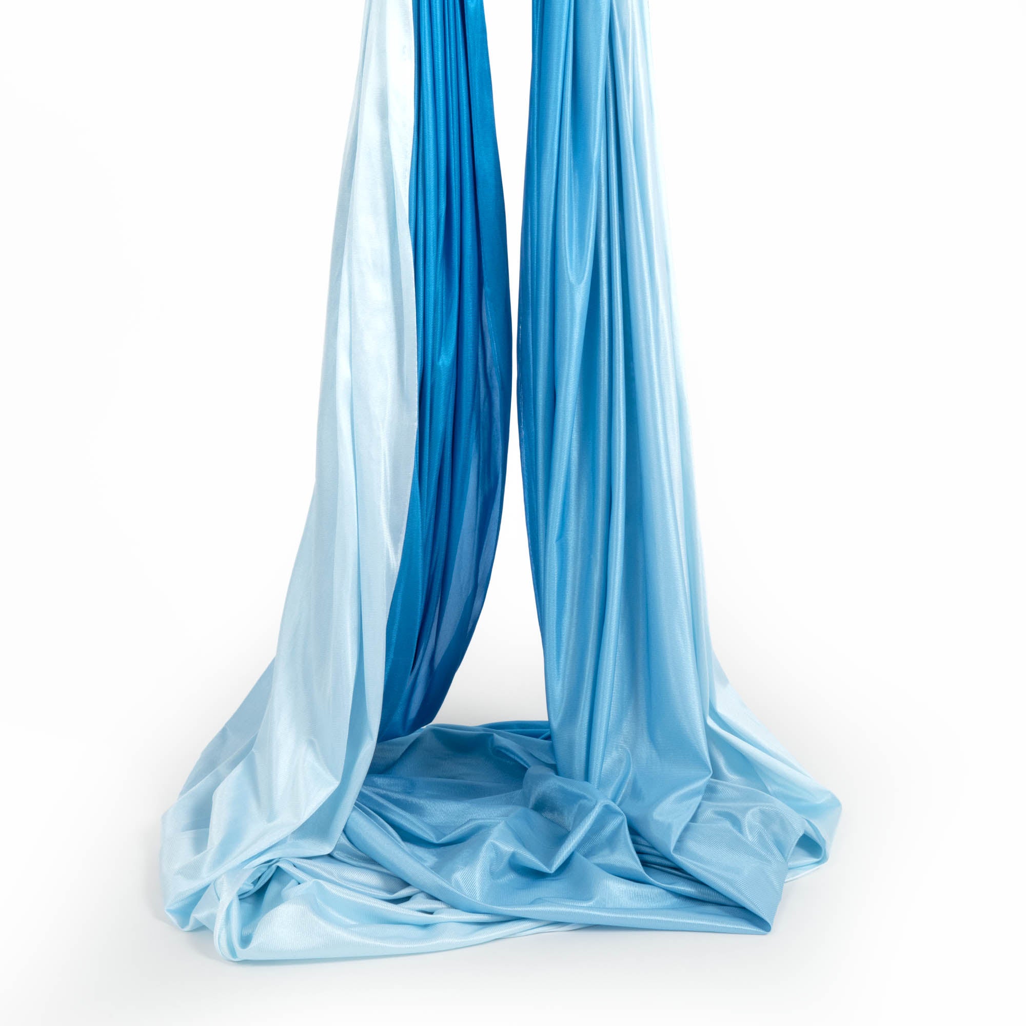 Blue ombre piled up