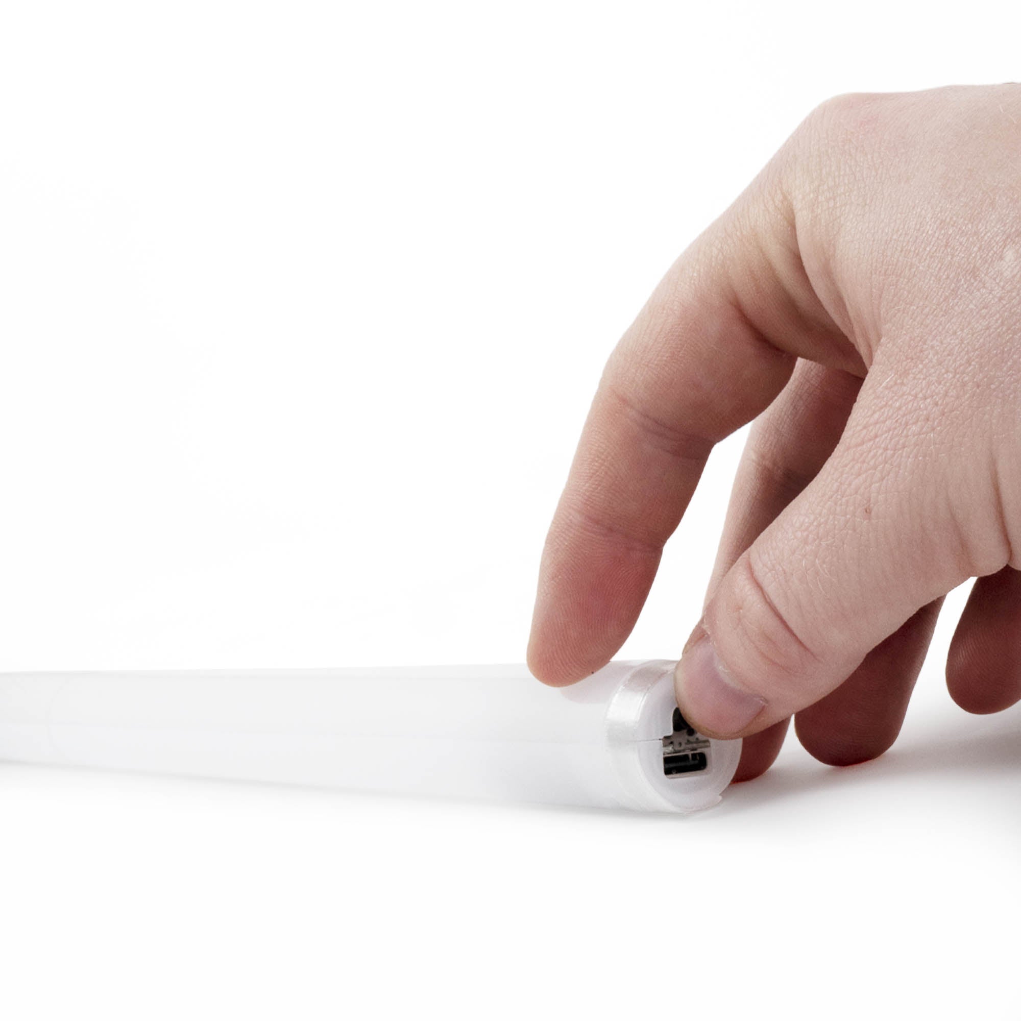 Pressing on button
