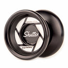 side view of black shutter